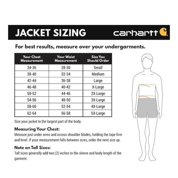 Carhartt Jacket Mens XXXL Bartlett Sherpa 3XL Tan Duck Hooded - Picture 9 of 9